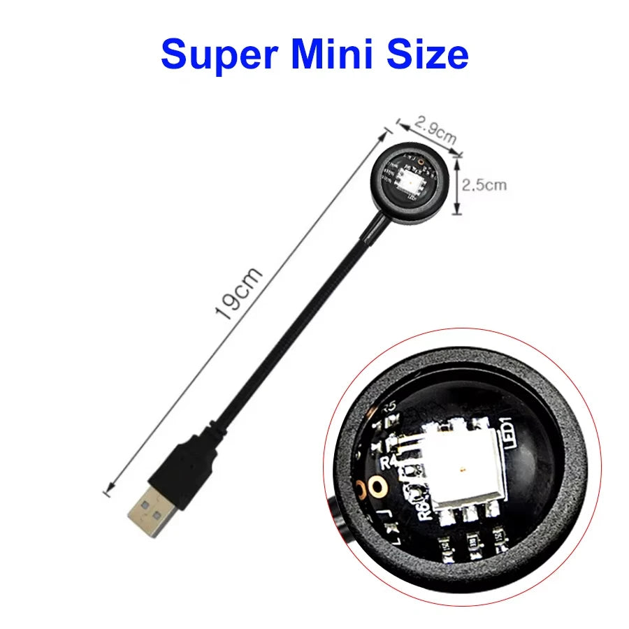 LED USB Sunset Lamp Projector | Home Party Decor Night Atmosphere Light for Bedroom additional angle