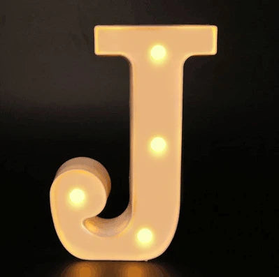 16cm Letter LED Night Light | Alphabet Luminous Decorative Lamp for Party detail view