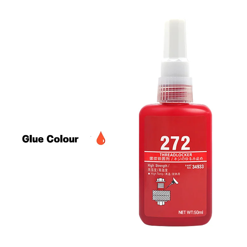 50ml Threadlocker Anaerobic Glue | Anti-Loose Screw Fastening Sealant additional angle