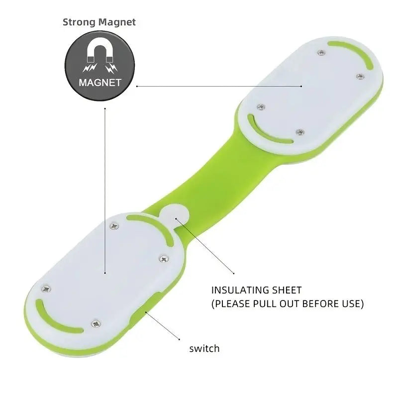 1pc Outdoor Portable LED Collar Clip Lamp | Hands-Free Mini Night Light for Running C lifestyle view