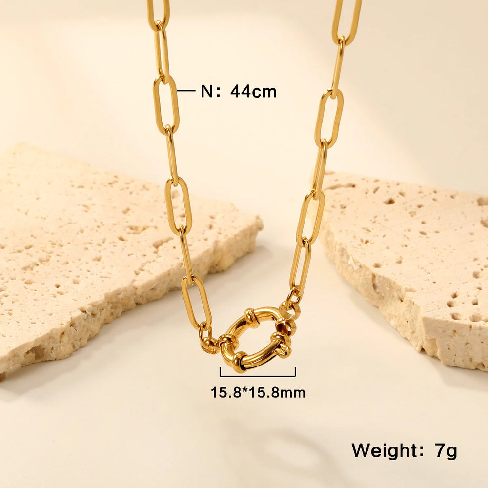 Waterdrop Pendant Necklace | Minimalist Stainless Steel Teardrop Jewelry for Women additional angle