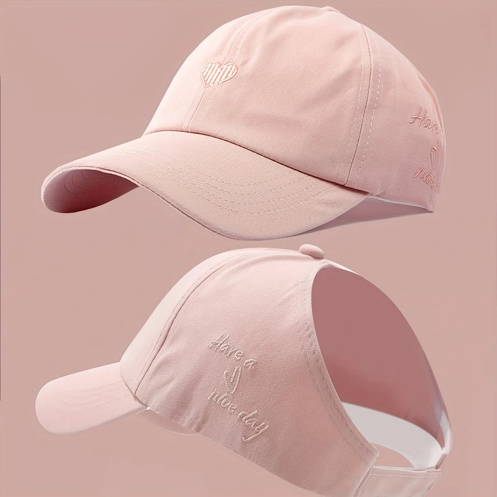 Summer Ponytail Baseball Cap | Breathable Outdoor Sun Hat for Women