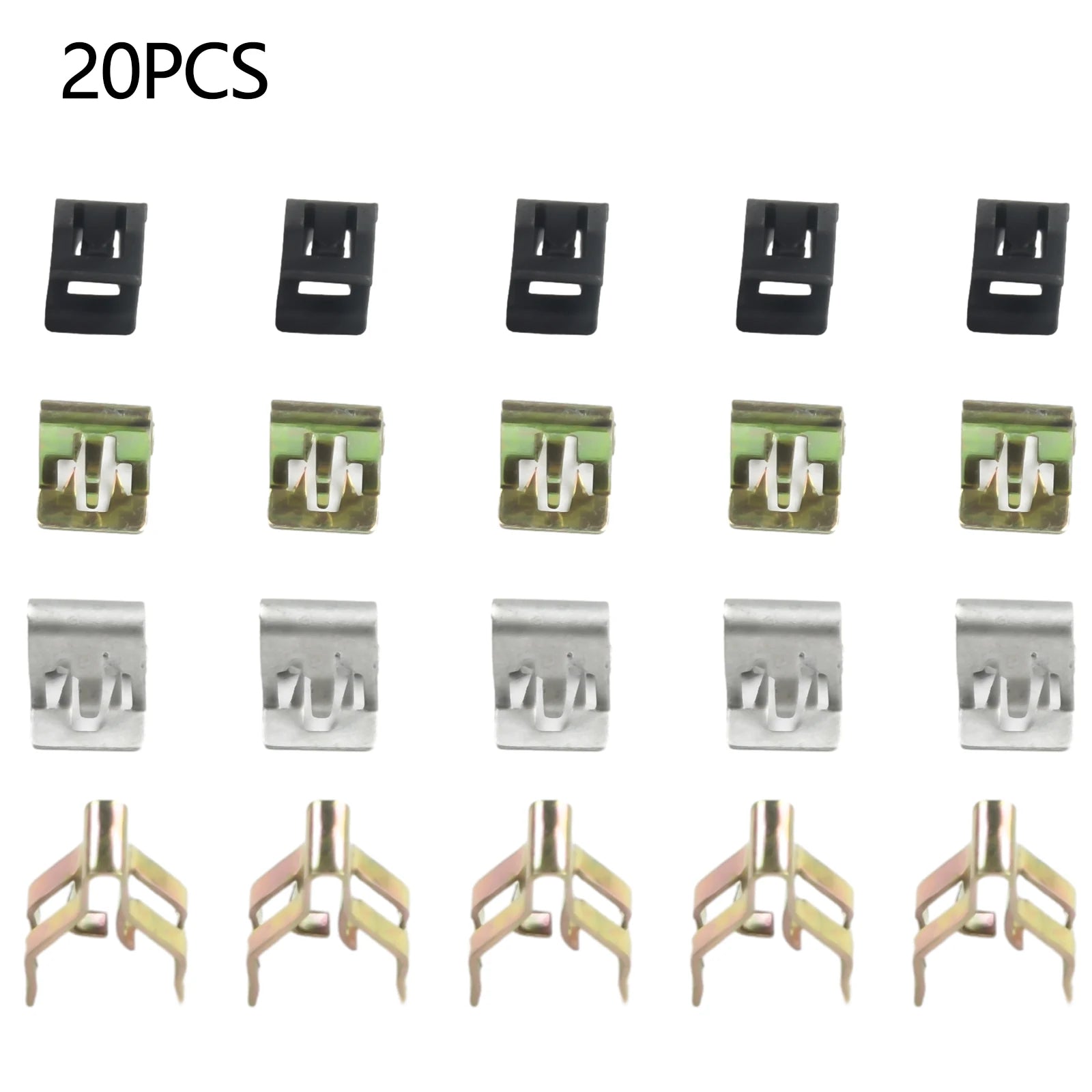 Metal Rivet Car Dashboard Trim Clip Fastener, 20 Pcs alternate view
