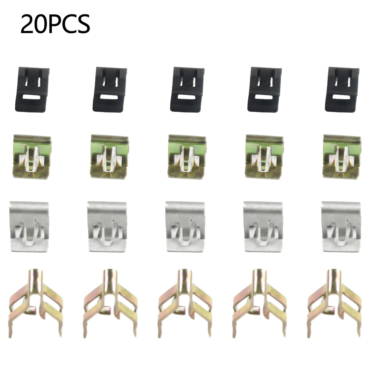 Metal Rivet Car Dashboard Trim Clip Fastener, 20 Pcs alternate view
