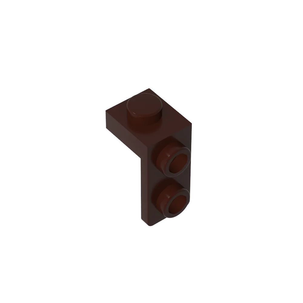 Gobricks Bracket 1 x 1 - 1 x 2 | Compatible Building Block additional angle