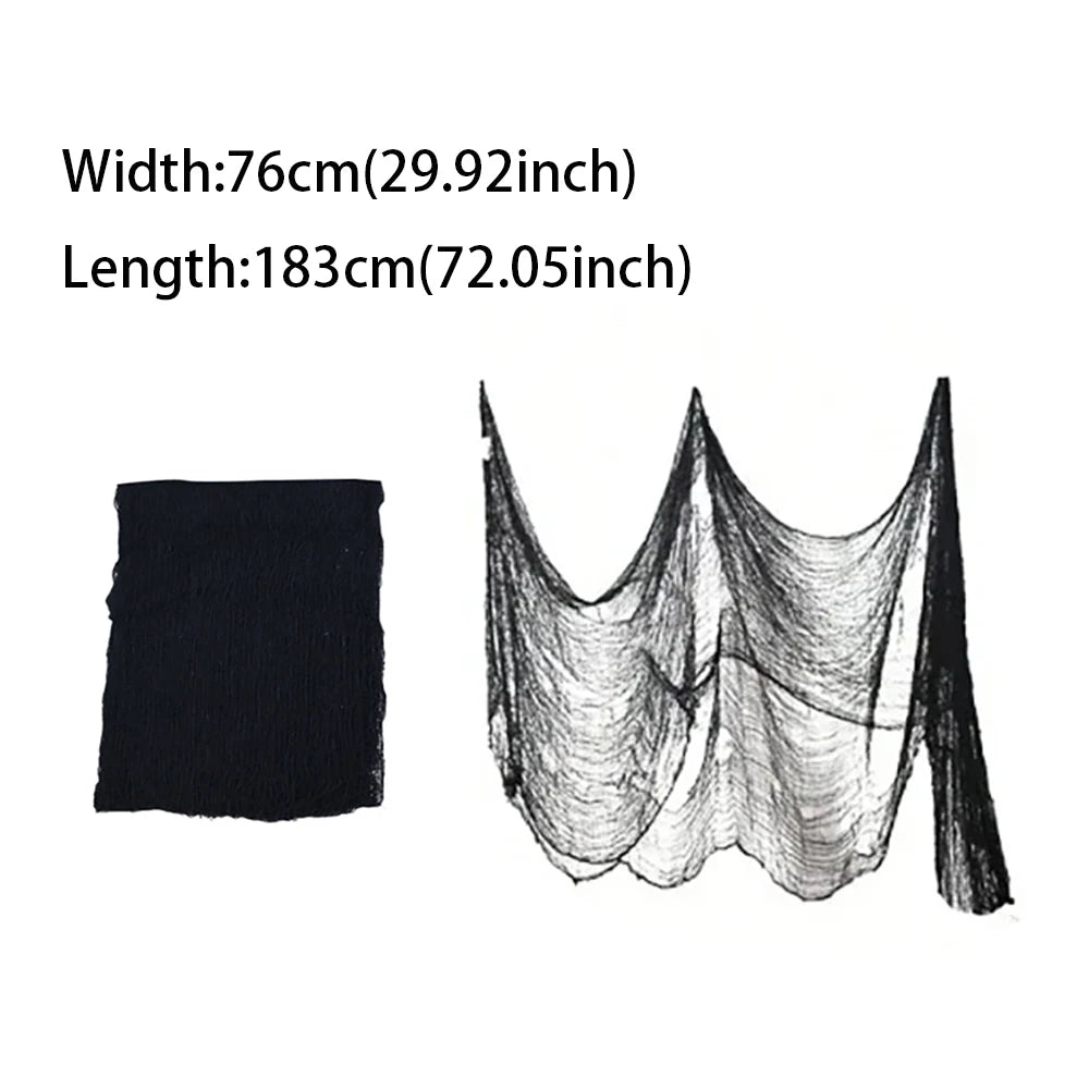 Halloween Decorations,Horror Bloody Gauze Spider Web,Creepy Party alternate view