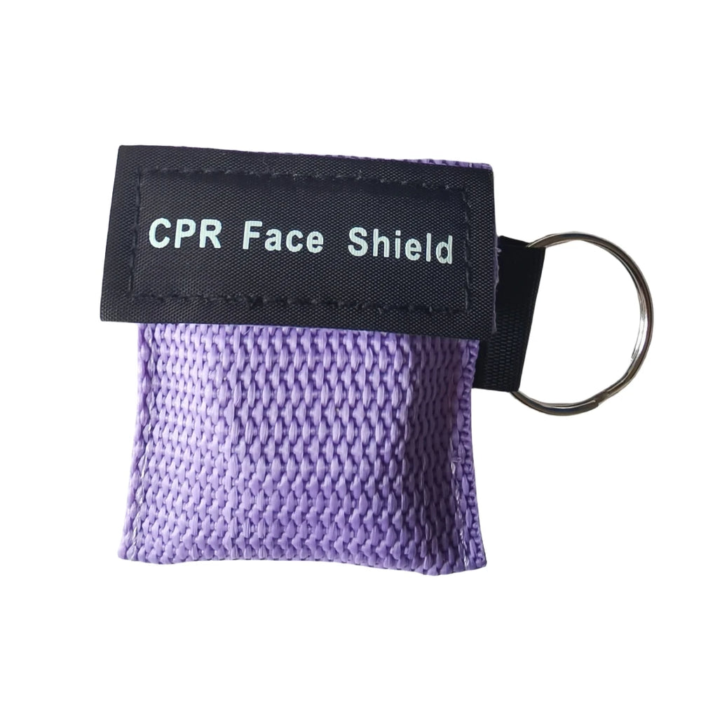 Compact CPR Face Shield Keychain | Portable Emergency Resuscitator Mask lifestyle view