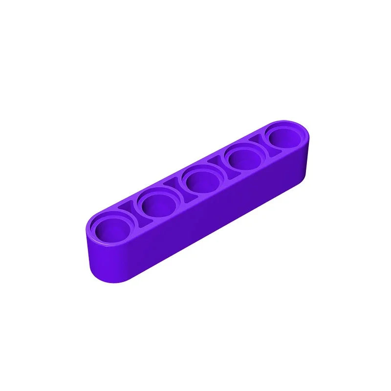 Gobricks GDS-664 Technical Liftarm Thick 1 x 5 | Compatible Building Block detail view