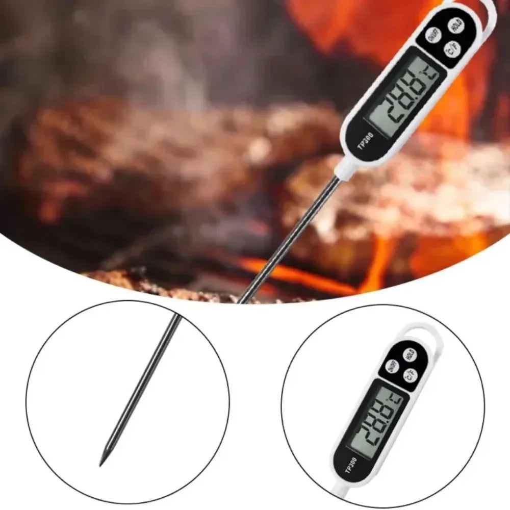 Food Thermometer TP300 Digital Kitchen Water Oil Thermometer for Meat Cooking & more