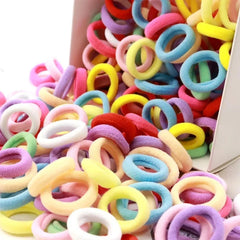 Ponytail Hold Small Hair Tie Rubber Bands Scrunchie Hair detail view