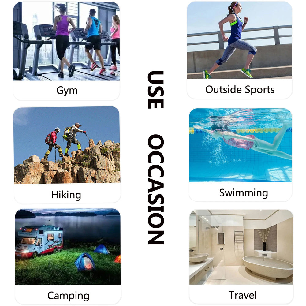 Quick-Drying Microfiber Camping Towel Super Absorbent Gym/Swimming Towel 40x80cm Li additional angle