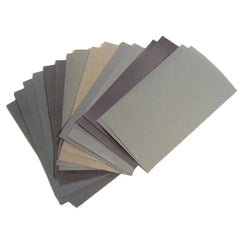 15Pcs Multi-Grit Sandpaper Set | Wet/Dry Sanding Sheets for Wood, Metal, and Automotiv close-up view