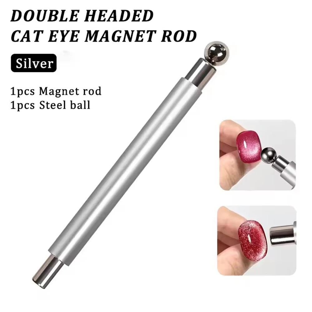 LINMANDA 3 In 1 Dual Headed Cat Eye Nail Art Magnetic Stick Multifunctional Nail Art lifestyle view