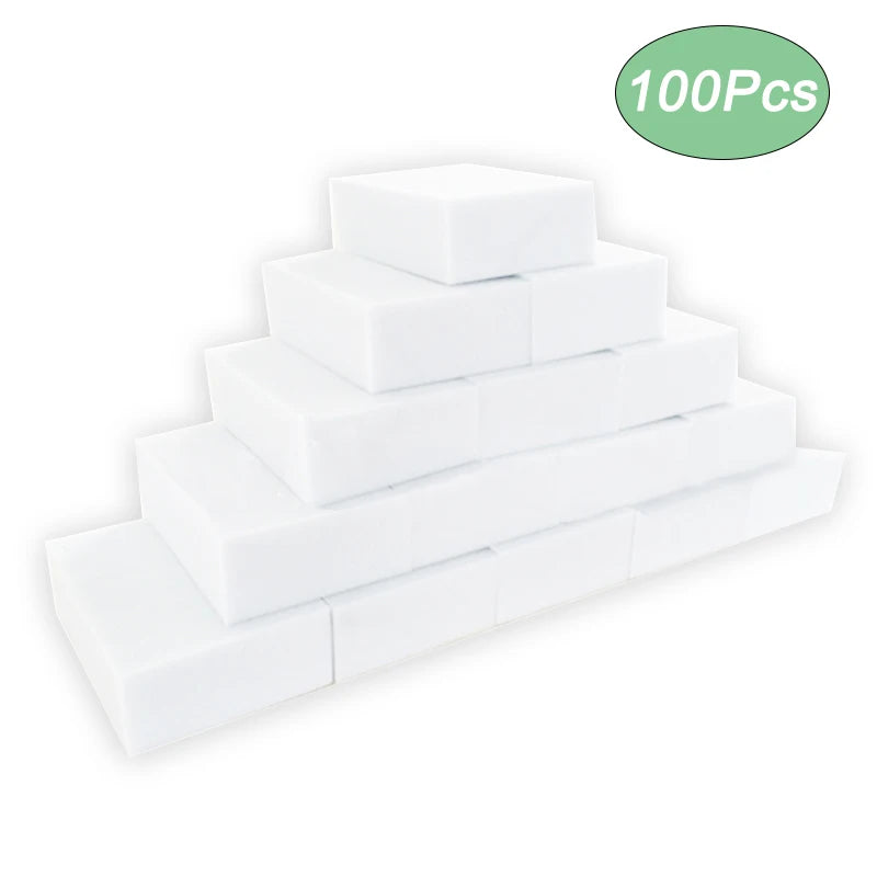 10/20/50/100Pcs Melamine Sponge Magic Sponge Eraser Cleaner Cleaning Sponges close-up view