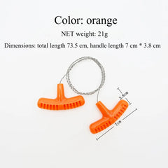Mini Pocket Wire Saw | Outdoor Camping Survival Gear alternate view