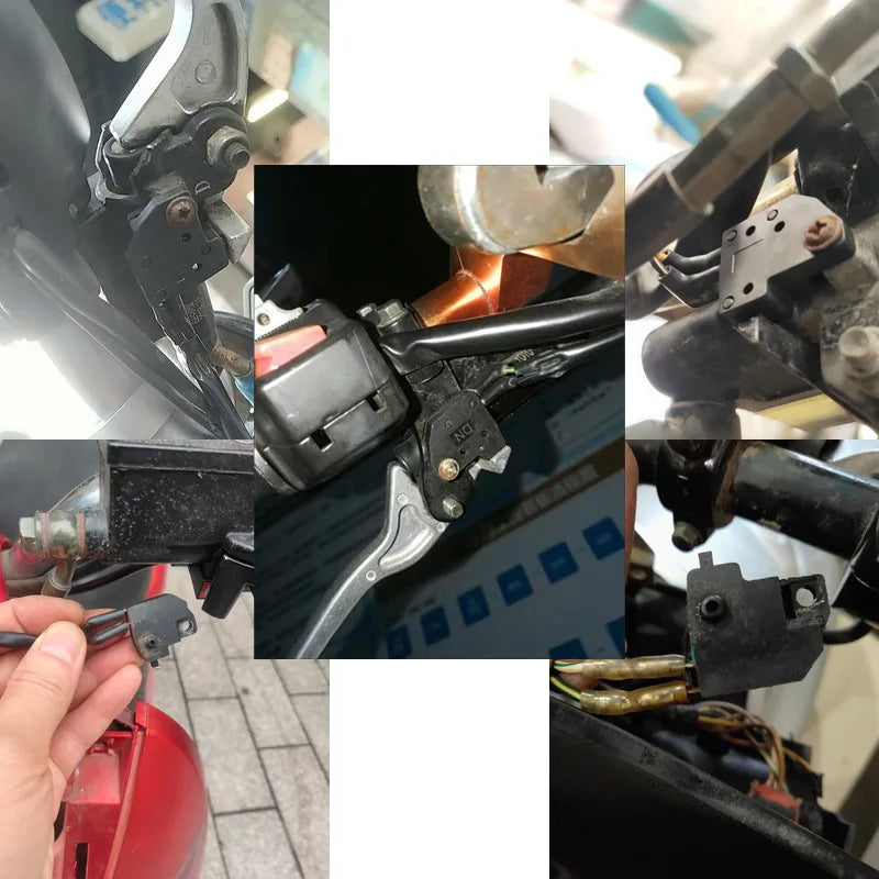 Hydraulic Brake Light Switch for Motorcycle Left Right | ABS Metal alternate view