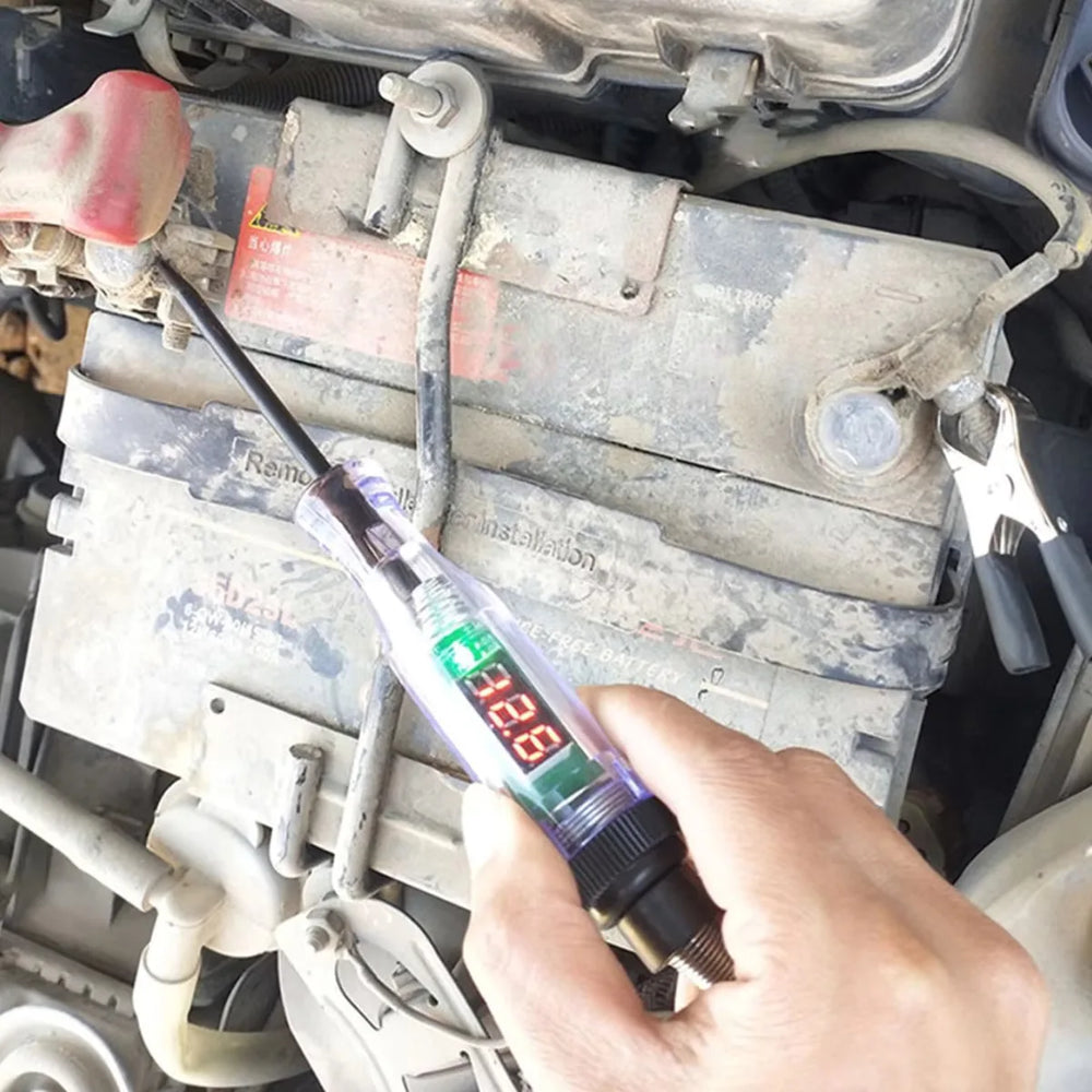 Car Voltage Circuit Tester Pen 6V 12V 24V close-up view