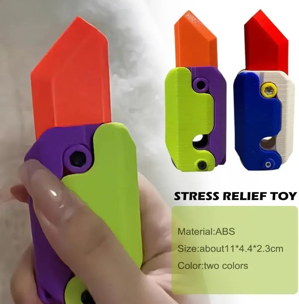 3D Printed Gravity Knife Fidget Toy | Stress Relief Sliding Toy for Kids and Adults alternate view