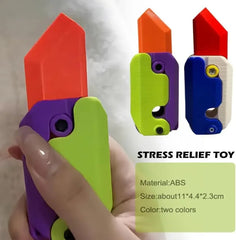 3D Printed Gravity Knife Fidget Toy | Stress Relief Sliding Toy for Kids and Adults alternate view