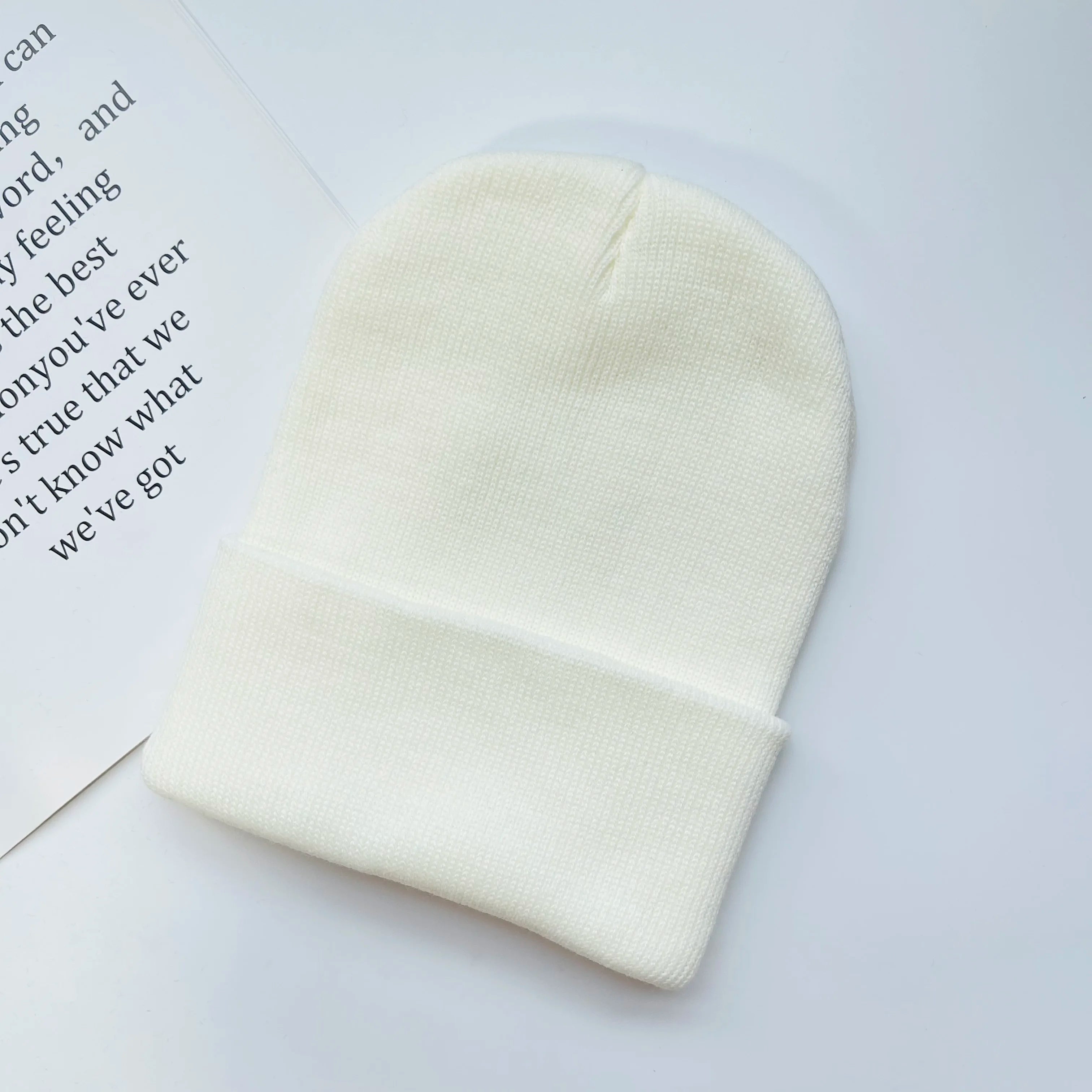 MLFO Colorful Knit Beanie with Ear Flaps | Unisex Winter Hat additional angle