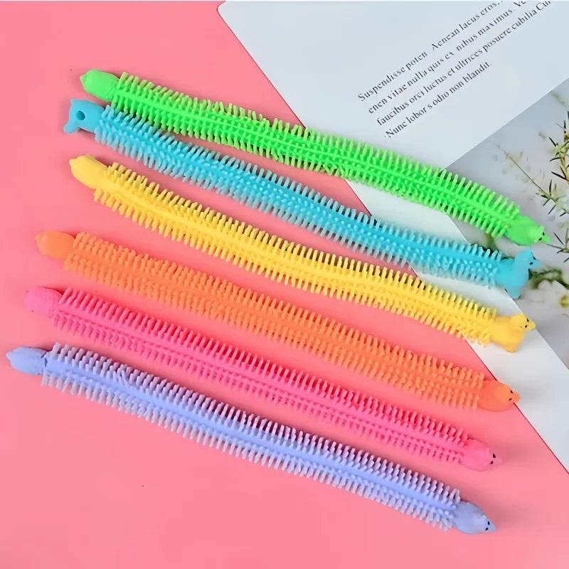 6PCS Novelty Funny Colorful Alpaca Stretch Bracelet | Stress Relief Sensory Toy close-up view