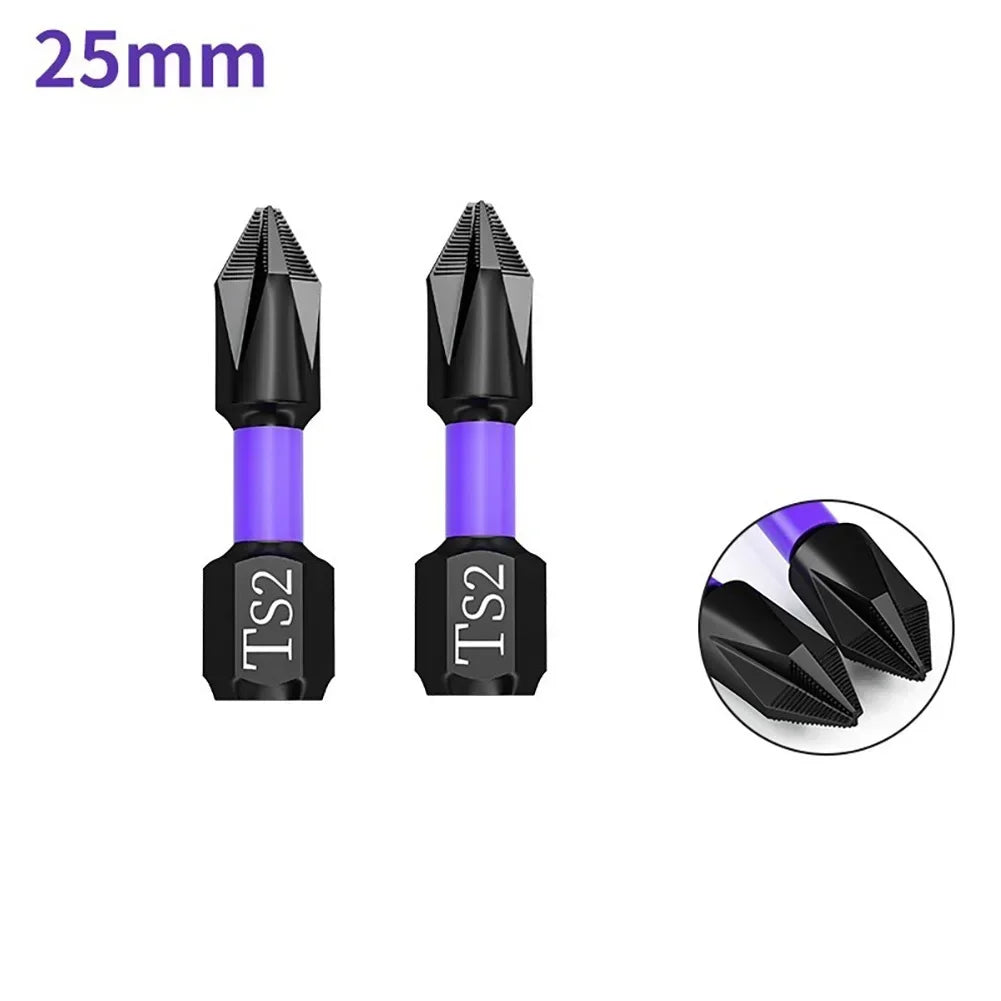 2Pcs Magnetic Batch Heads PH2 Cross Bits | Non-Slip for Screwdrivers and Hand Drills alternate view
