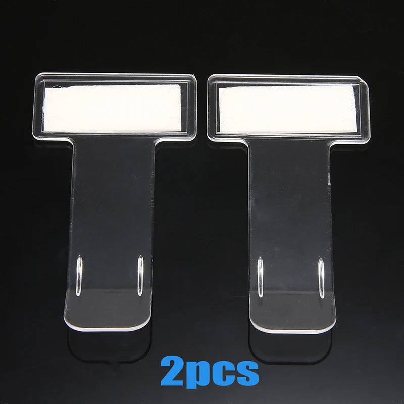 Car Styling Parking Ticket Holder Fastener Card Holder Invoice Receipt Mounting Fastener Plastic Organizer Windshield Sticker
