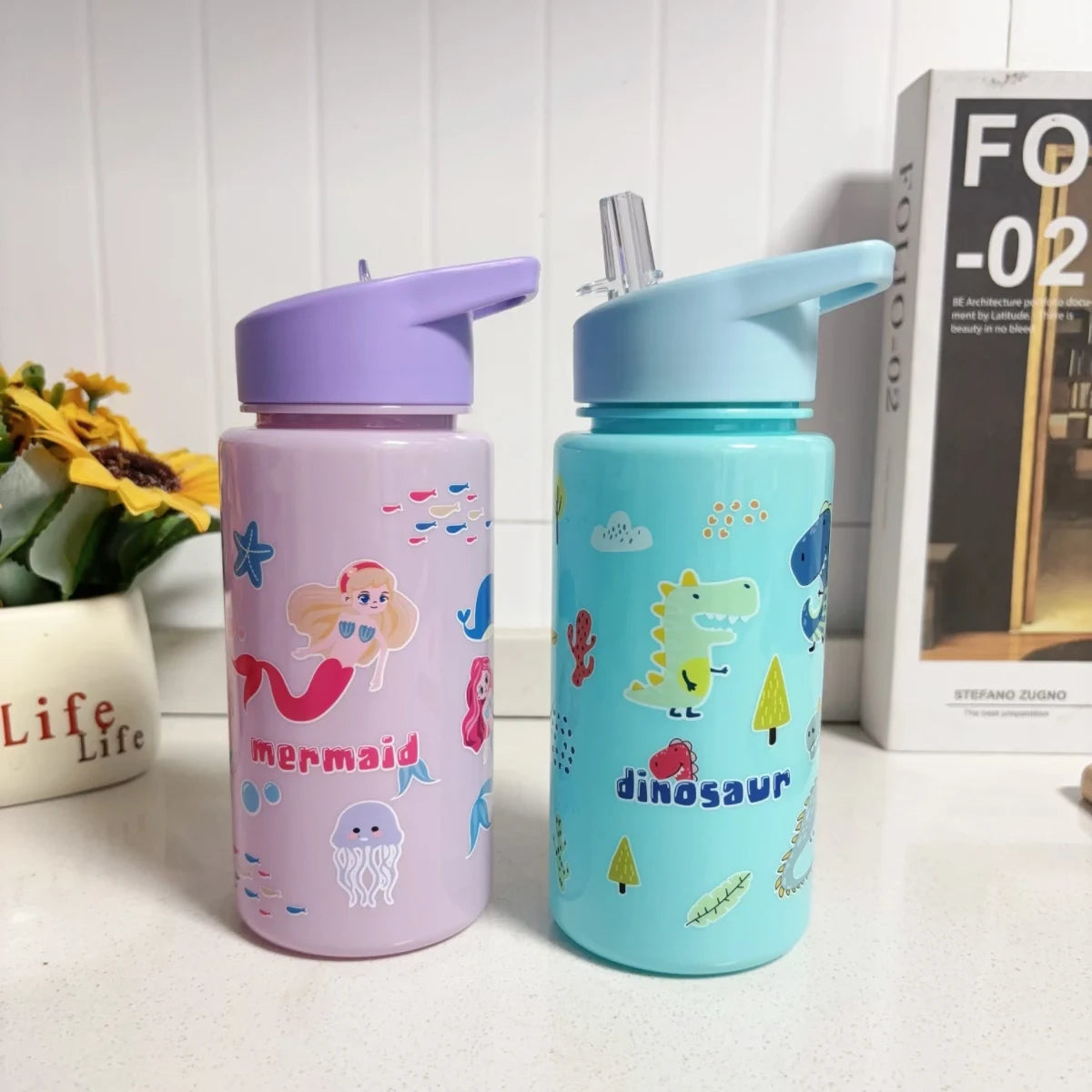 Portable 500ml Children Water Cup Leakproof for Camping Hiking School Gift for Parents detail view