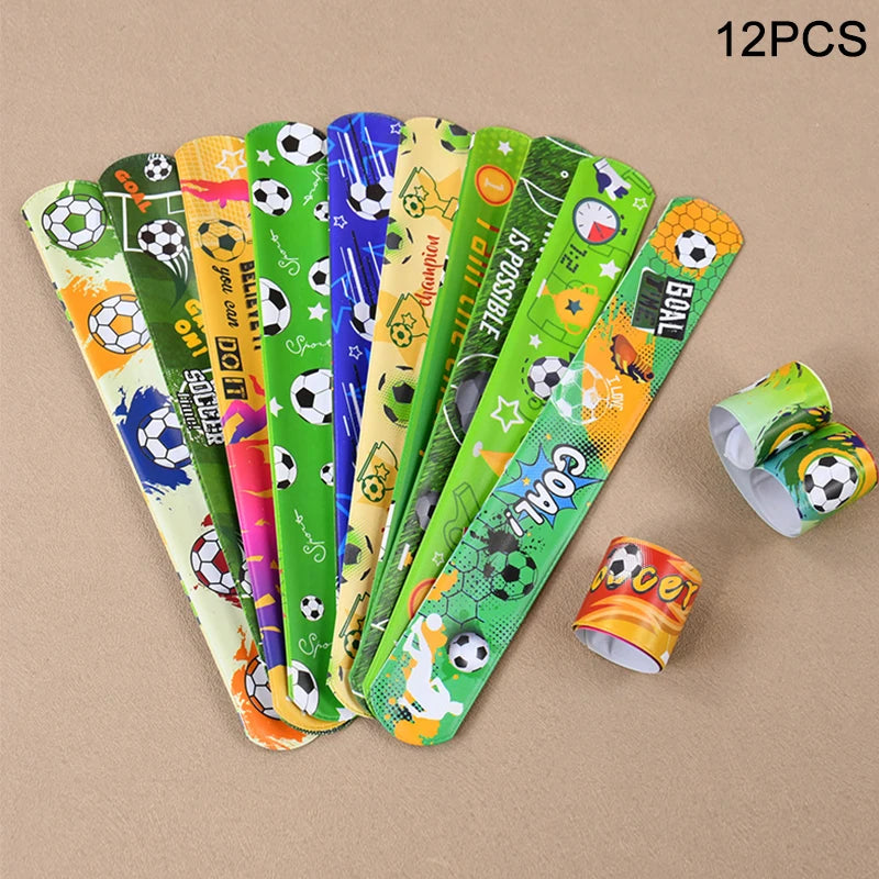 Soccer Party Bracelets Keychain Pin Ball Maze Game Toys Football Theme Kids Birthday P close-up view