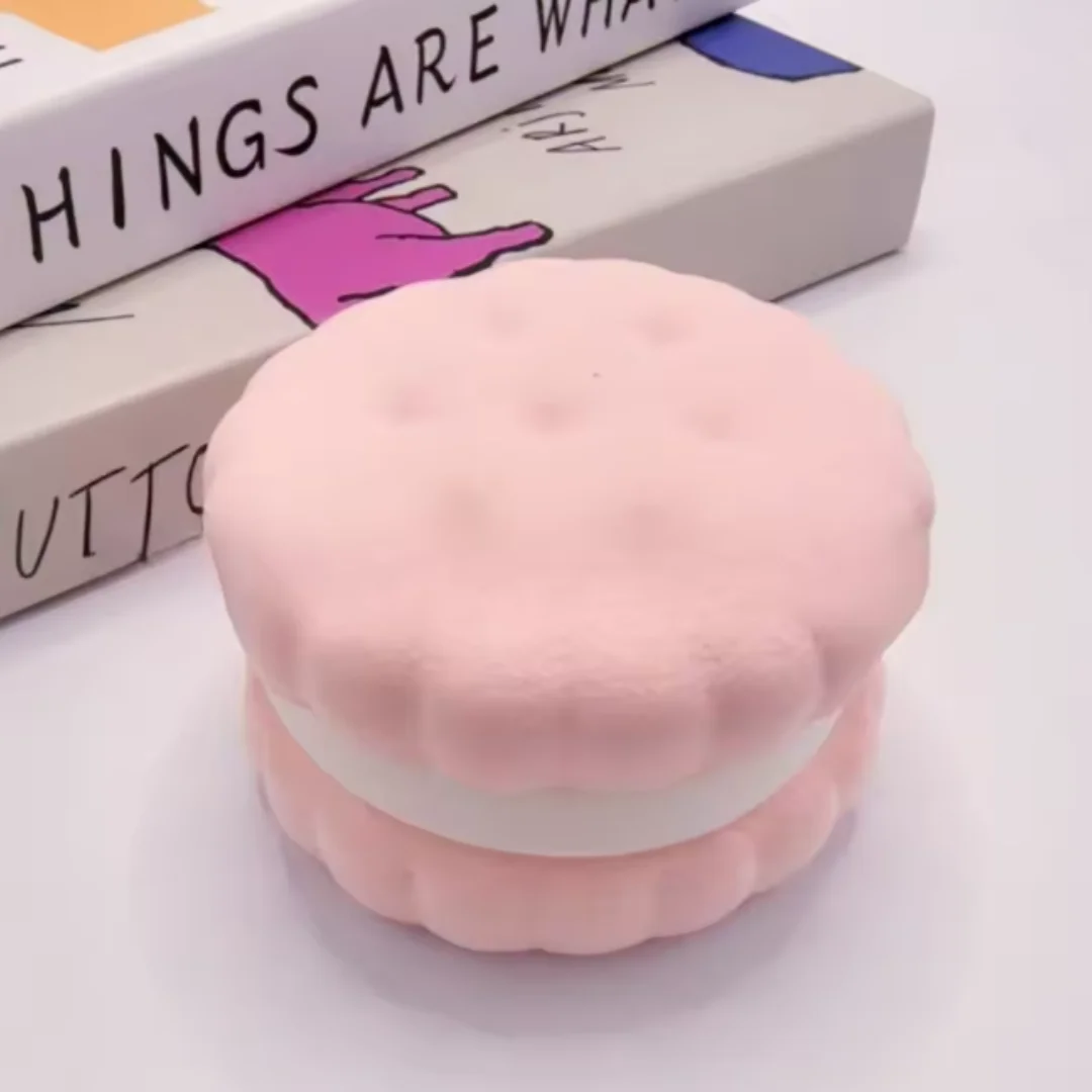 Squishy Simulated Cake Squeeze Toy | Stress Relief Slow Rising Sensory Fidget for Anxi close-up view