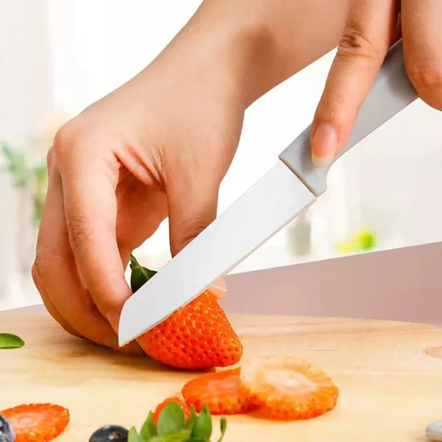 Candy-Colored Portable Fruit Peeler Knife | Stainless Steel Kitchen Gadget alternate view