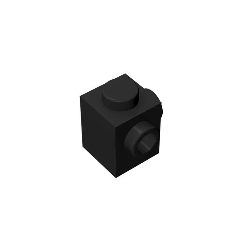 Gobricks GDS-1046 Modified Brick 1 x 1 with Studs on 2 Sides | Building Block for DIY close-up view