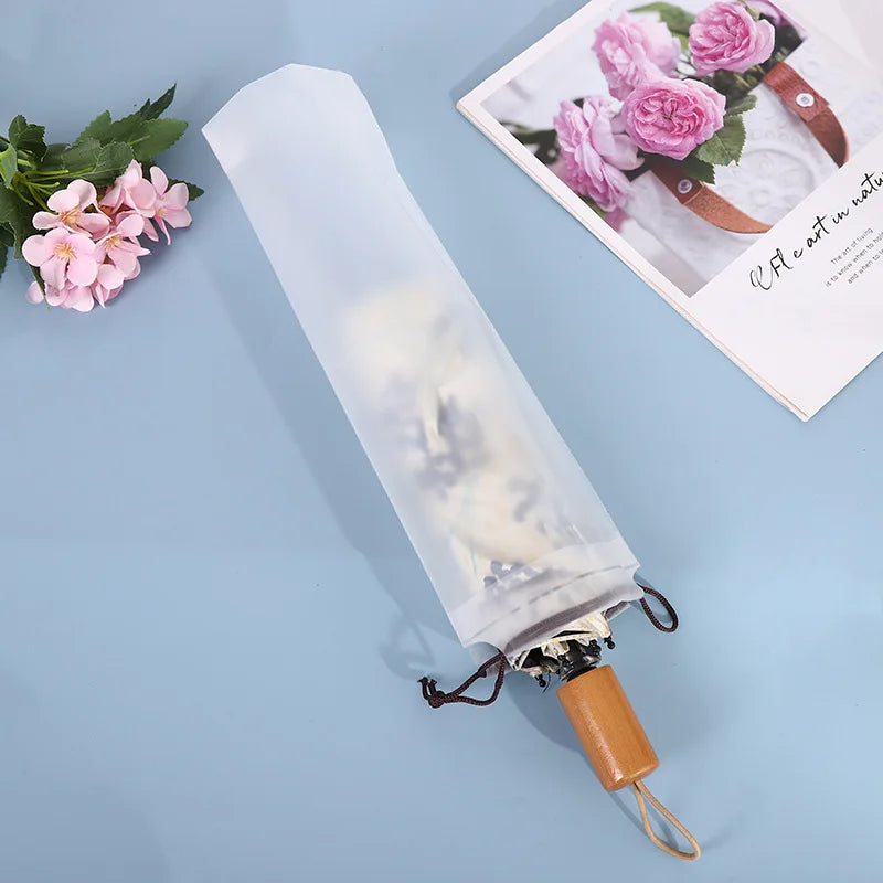 Storage Bag Portable Reusable Drawstring Bag Home Storage Organizer Umbrella close-up view