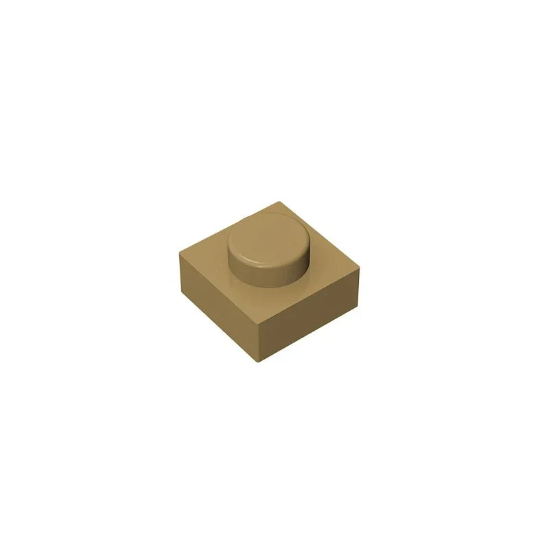 Gobricks GDS-501 Plate 1 x 1 | Compatible Building Block for Creative Builds additional angle