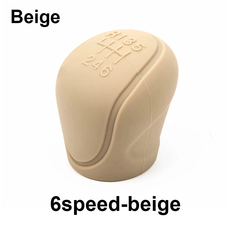 1PC Manual 5/6-speed Car Interior Accessories Car Silicone Gear Shift Knob Cover Shif alternate view
