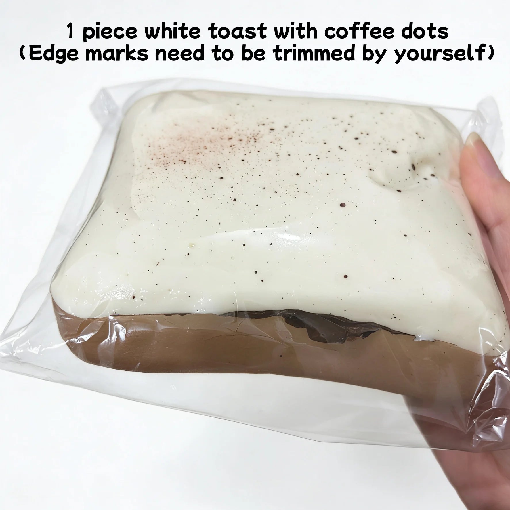 Toast Squeeze Stress Relief Toy | Soft Simulated Bread Fidget Toy detail view