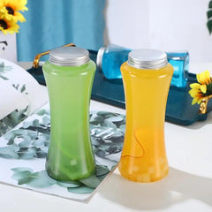 DIY Drink Shaker Bottle 1 Portable Transparent Plastic Bottle for Making Custom Milk Tea detail view