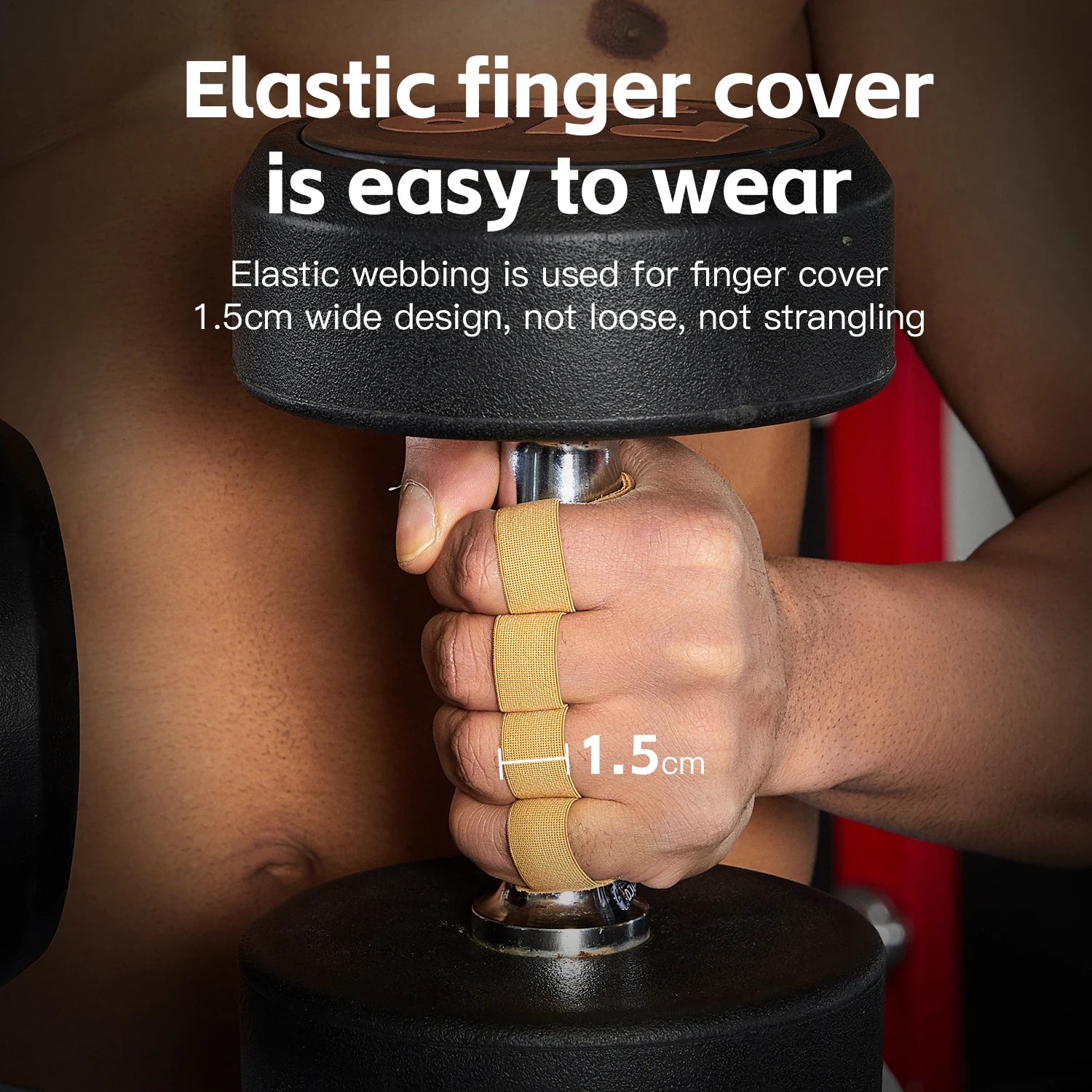 Leather Weight Lifting Training Gloves | Palm Protection for Gym Workouts close-up view