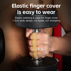 Leather Weight Lifting Training Gloves | Palm Protection for Gym Workouts close-up view