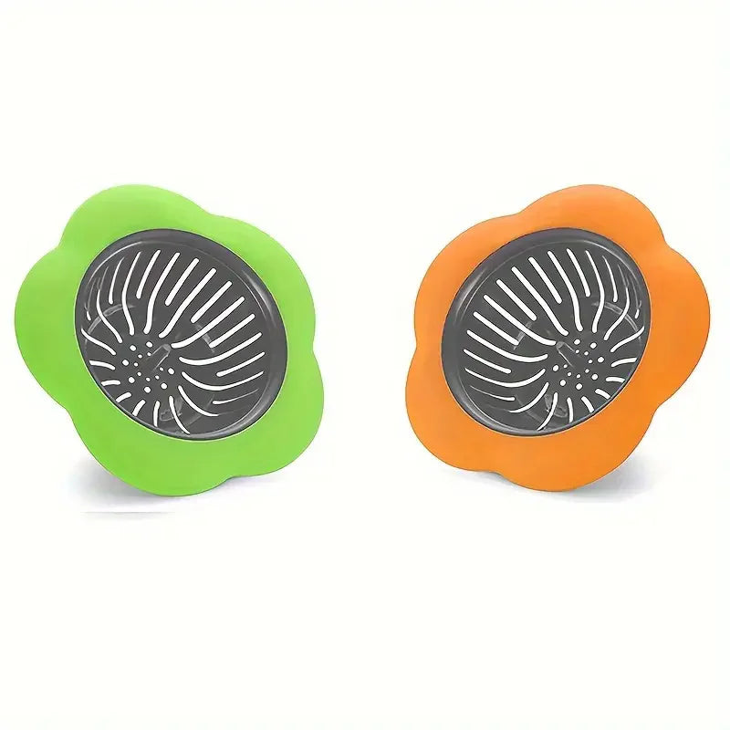2PCS Silicone Kitchen Sink Strainer Anti-Clog Drain Filter Net Stopper for 4.5 Inch D lifestyle view