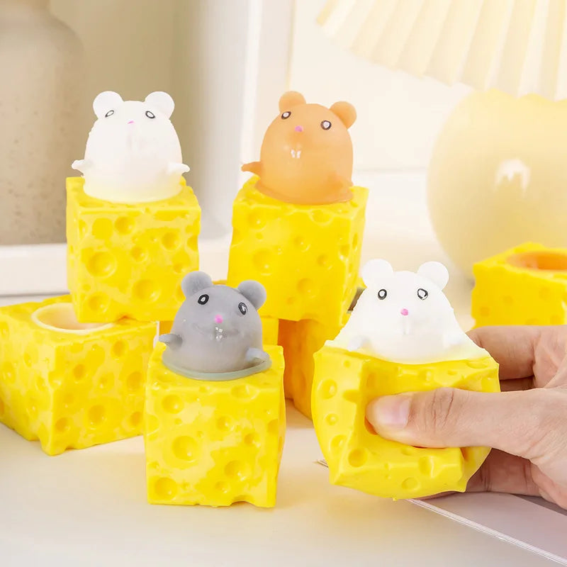 NEW Squeezing Squirrel Cup Toys Decompression Fidget Antistress Sensory Stress Relief alternate view