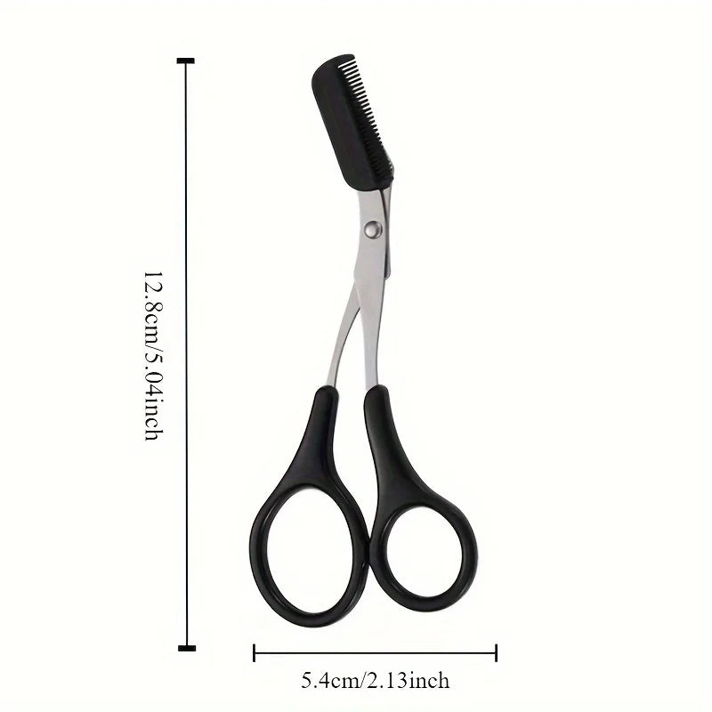 Stainless Steel Eyebrow Trimming Scissors additional angle
