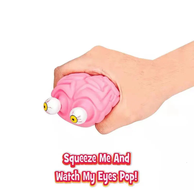 Anti Stress Flippy Brain Squishy Eye Popping Squeeze Fidget Toy | Stress Relief for additional angle