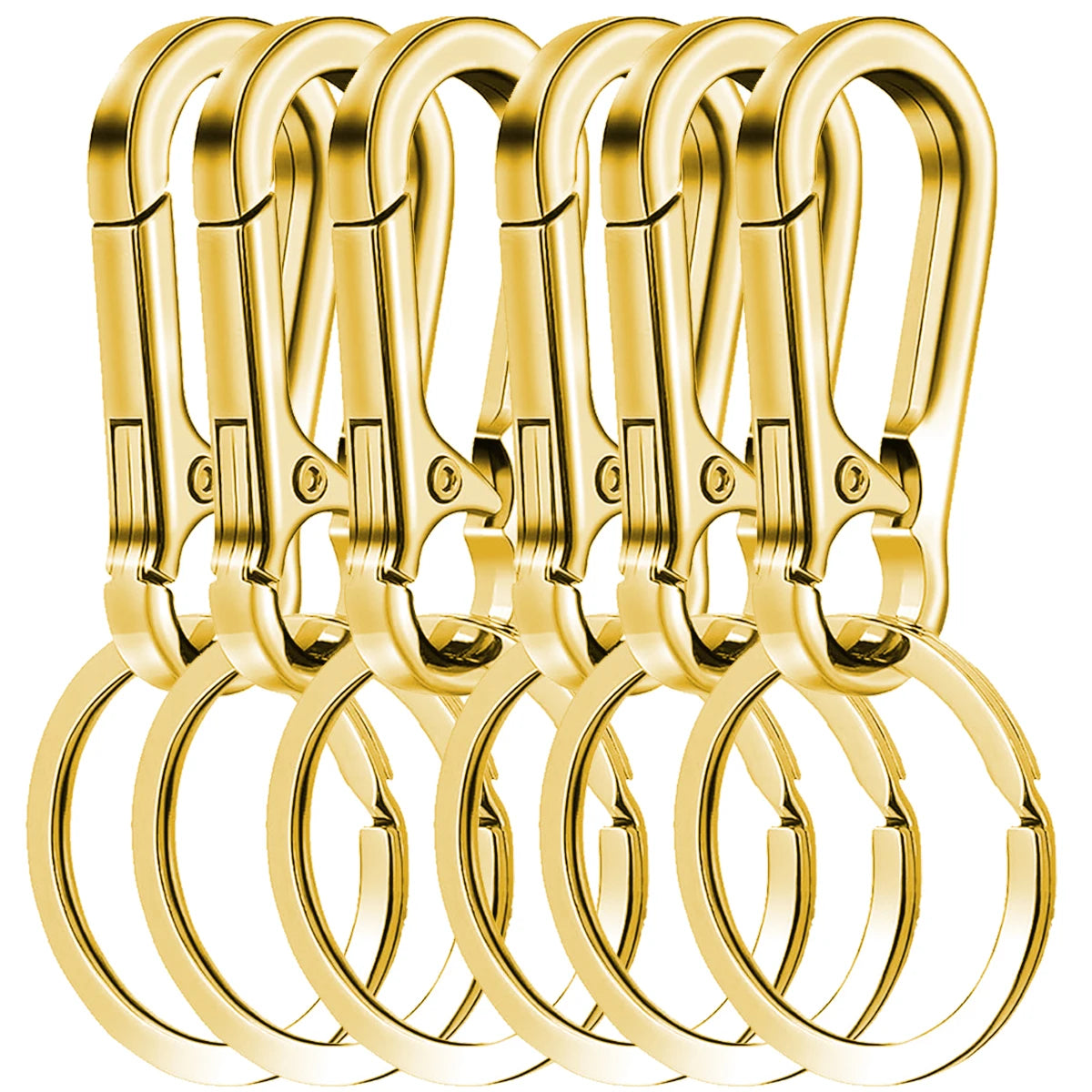 Clip Keychain Metal Carabiner Shape Key Ring Keyring Key Holder Clips Hook Holder Organizer