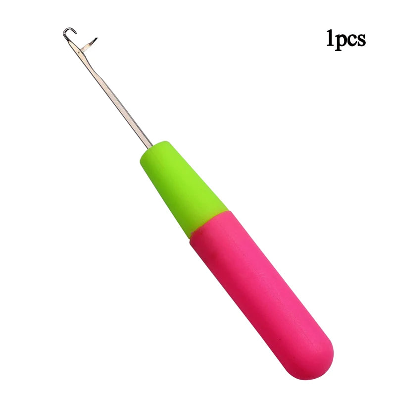 Plastic Crochet Hook Needle for Hair Weaving Dreadlock Knit Hook Needle for Hair Weaving detail view