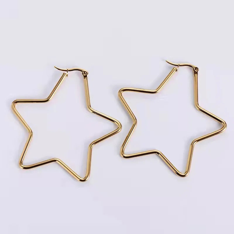 Trendy Hollow Heart Earring Cuff | Fashion Hoop Earrings for Women alternate view