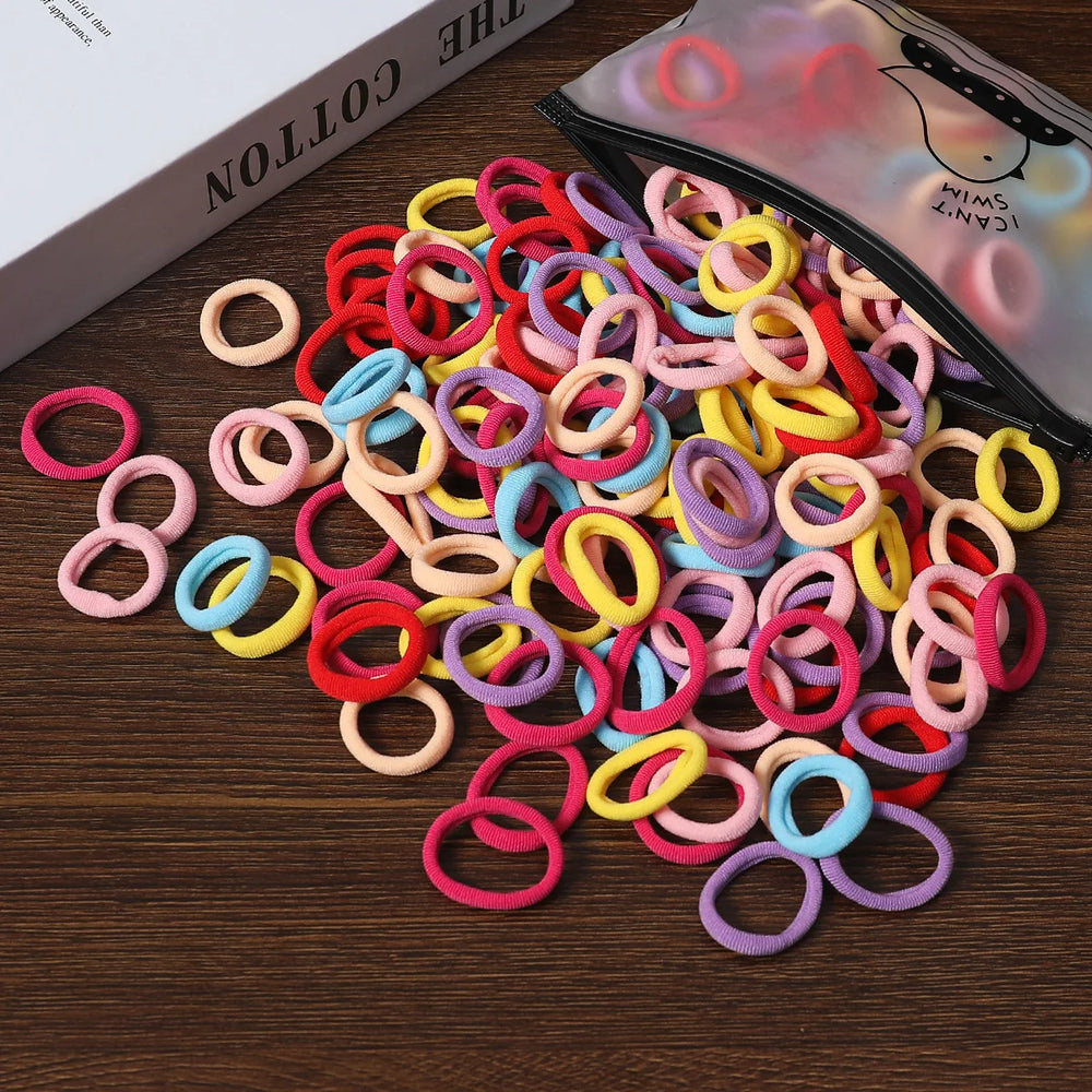 Ties Rubber Band Kids Elastic Hair Leagues Girl Hair for Children close-up view