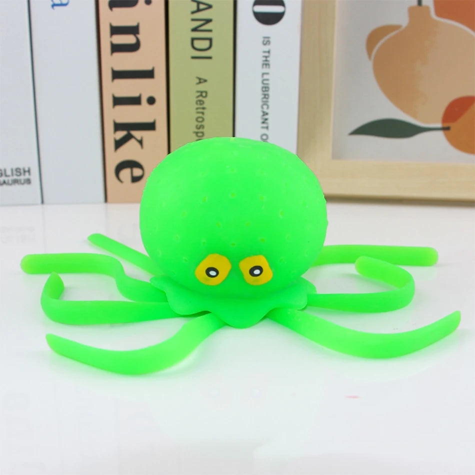 Bath Toys Sponge Water Absorbing Octopus Squeezing Stress Relief Toys Summer Swimming alternate view
