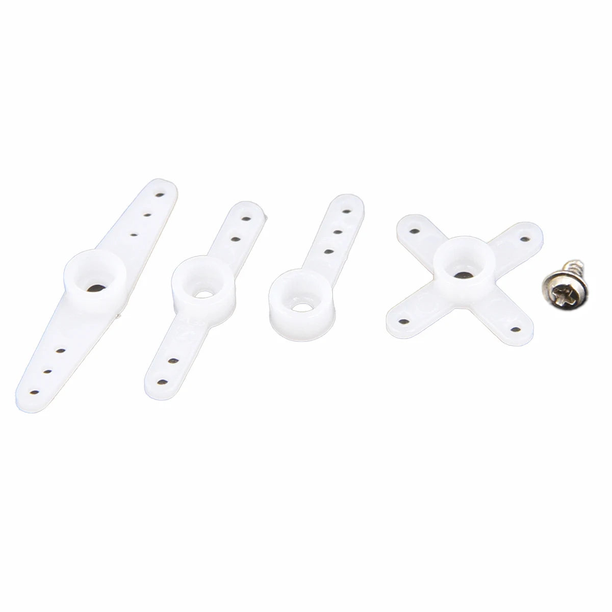 Servo Arm Set 25T 28T Double Head Round Steering Gear for RC Helicopter additional angle