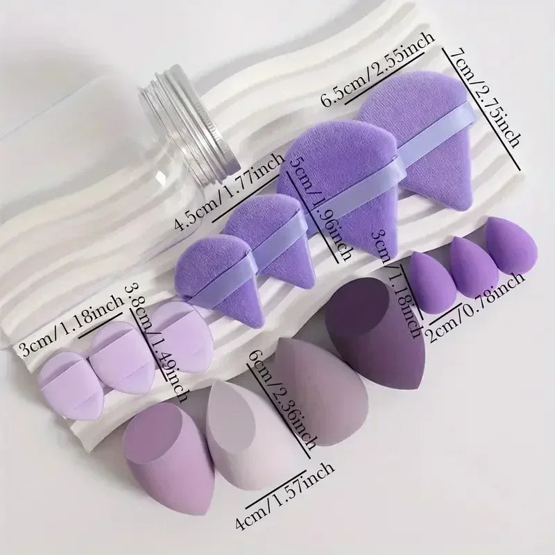 12/14Pcs Makeup Sponge Set | Latex-Free Beauty Blender Kit detail view